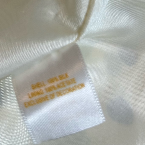 Kate Spade Cream Silk Dress Size 2 - Picture 4 of 4